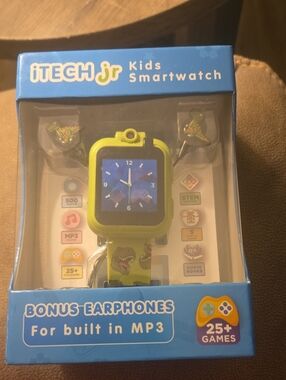 Kids Smartwatch with Dinosaur Strap - Green